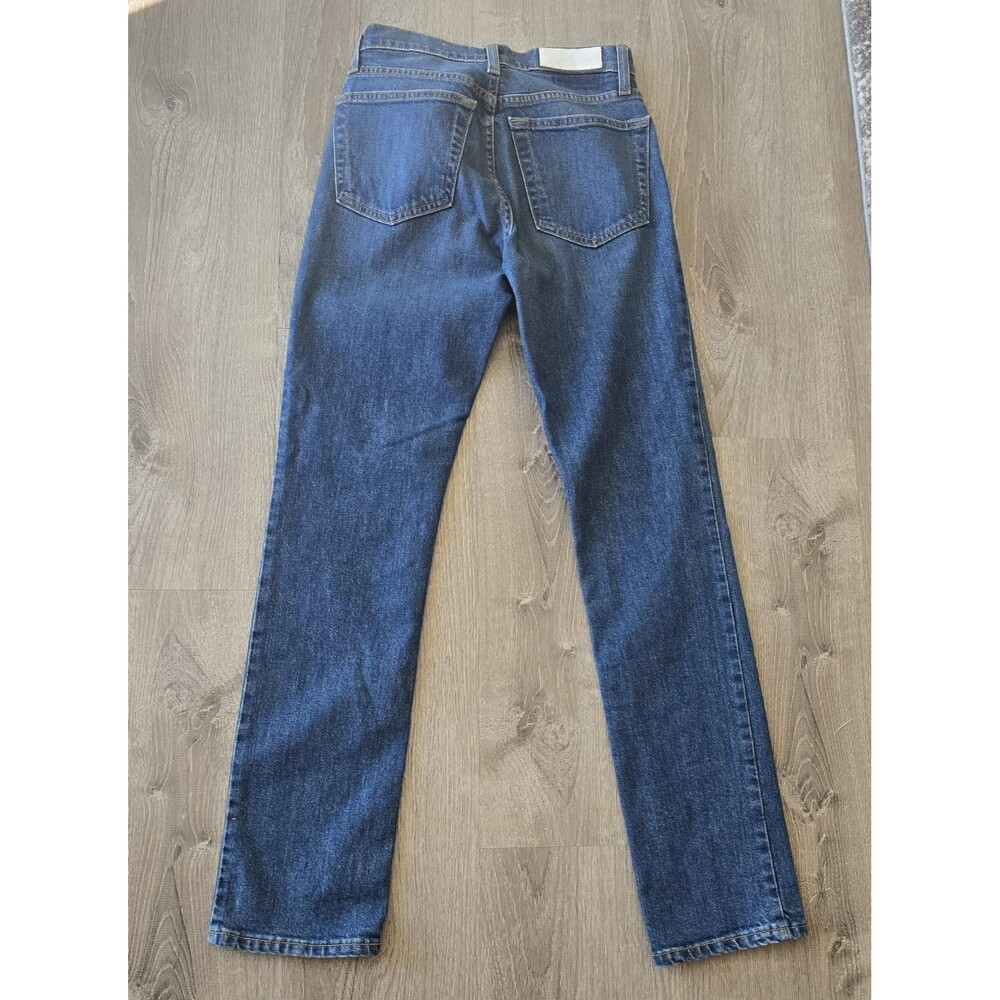 The Crawford Cindy Re/Done Originals Jeans Womens Size 26 Denim Button Fly USA - Picture 14 of 16